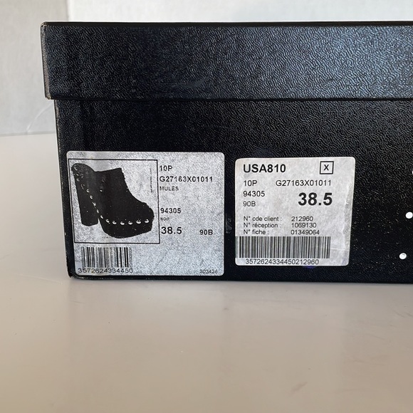 Chanel Brown Leather Platform Clogs - Picture 11 of 11